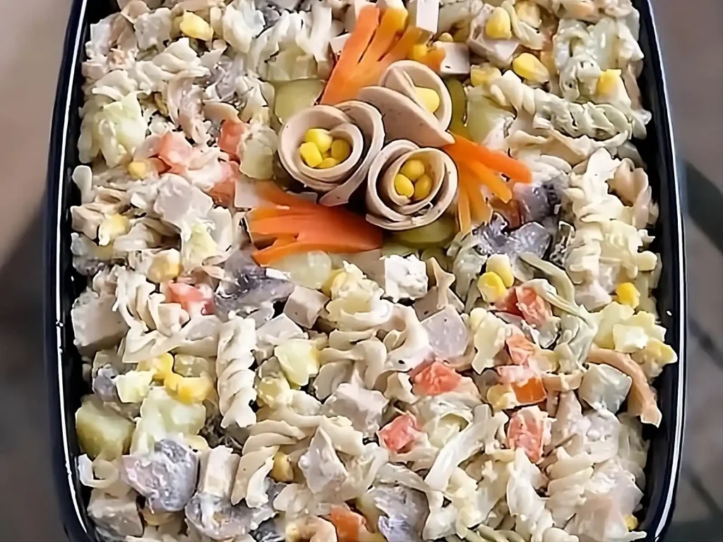 طرز تهیه سالاد ماکارونی خوشمزه و مجلسی به روش رستورانی + نکات مهم