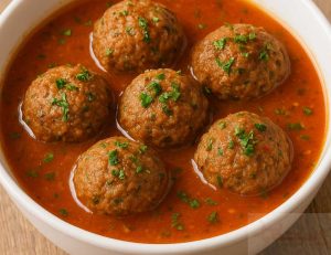 طرز تهیه کوفته آب‌پز بدون روغن